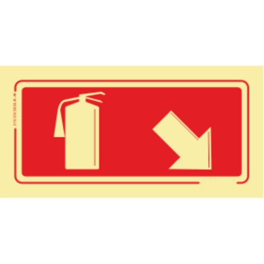 Segurança Contra Incêndio - Extintor sentido direita para baixo