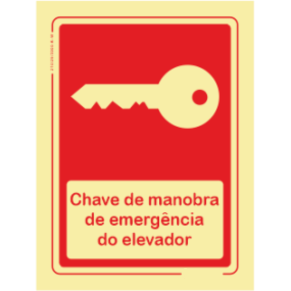 Segurança Contra Incêndio - "Chave de manobra de emergência do elevador"
