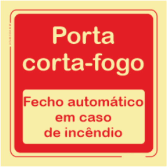 Segurança Contra Incêndio - "Porta corta fogo" "Fecho automático em caso de incêndio"