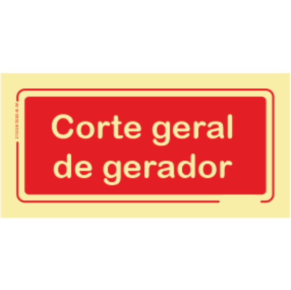 Segurança Contra Incêndio - "Corte geral de gerador"