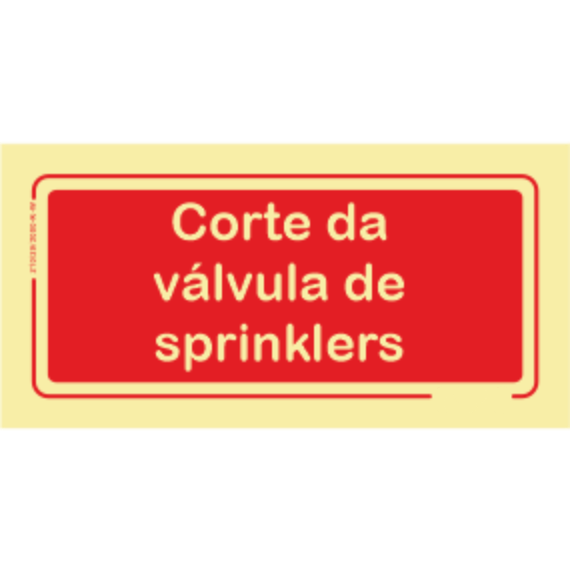 Segurança Contra Incêndio - "Corte da válvula de sprinklers"