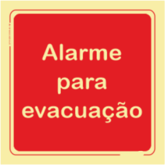 Segurança Contra Incêndio - Alarme para evacuação