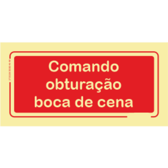Segurança Contra Incêndio - "Comando obturação boca de cena"