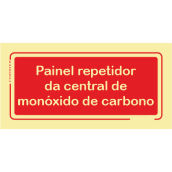 Segurança Contra Incêndio - "Painel repetidor da central de mónoxido de carbono"