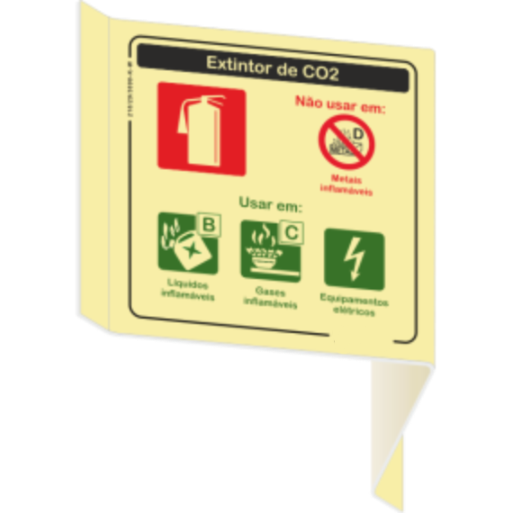 Sinais Panorâmicos "Extintor CO2"