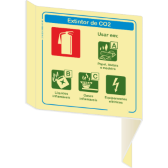 Sinais Panorâmicos "Extintor PÓ ABC"