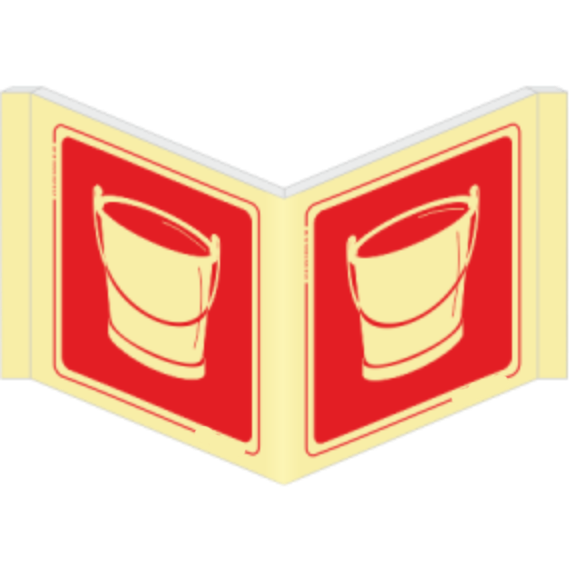 Sinais Panorâmicos - Balde contra incêndios