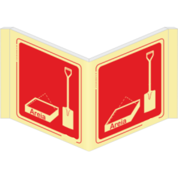 Sinais Panorâmicos - Areia contra incêndios