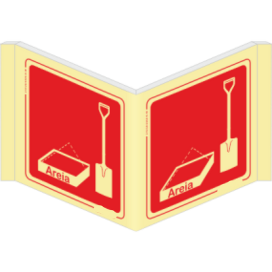 Sinais Panorâmicos - Areia contra incêndios