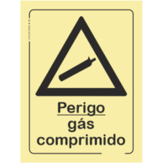 Perigo - "Perigo gás comprido"