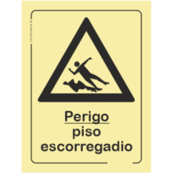 Perigo - "Perigo piso escorregadio"