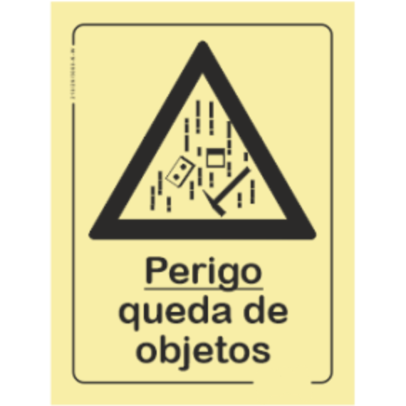 Perigo - "Perigo queda de objetos"