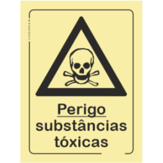 Perigo - "Perigo substâncias tóxicas"