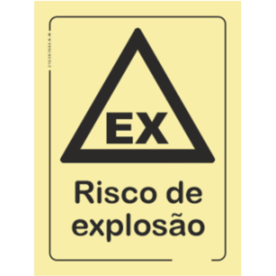 Perigo - "Risco de explosão"