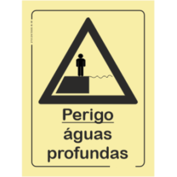 Perigo - "Perigo águas profundas"