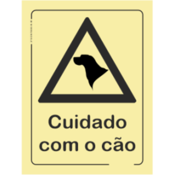 Perigo - "Cuidado com o cão"