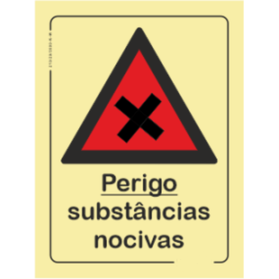 Perigo - "Perigo substâncias nocivas"
