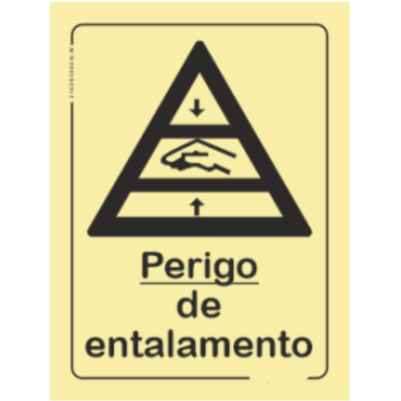 Perigo - "Perigo de entalamento"