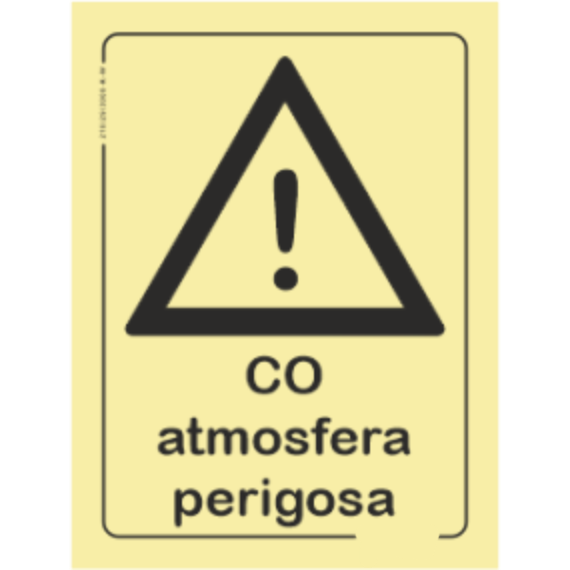 Perigo - "CO - atmosfera perigosa"