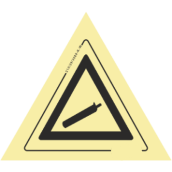 Perigo - Perigo gás comprimido