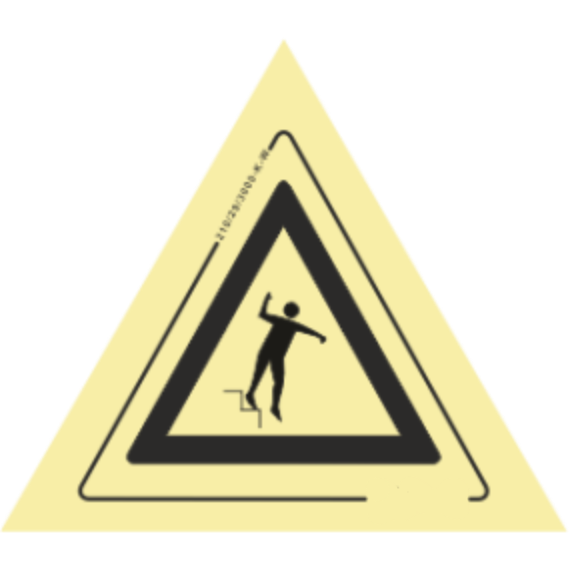 Perigo - Atenção ao degrau