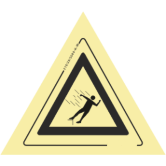 Perigo - Atenção perigo de queda