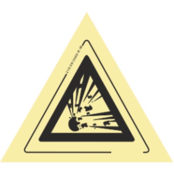 Perigo - Perigo substâncias explosivas