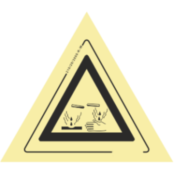 Perigo - Perigo substâncias corrosivas