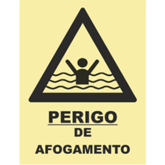 Perigo - "Perigo de afogamento"