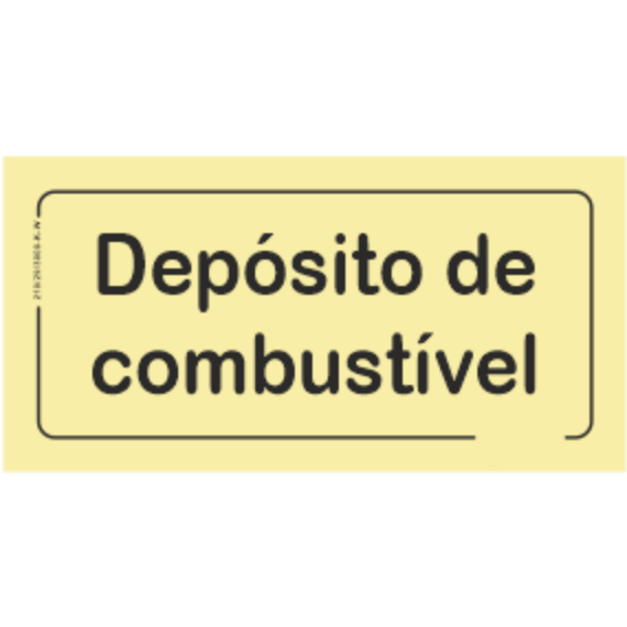 Perigo - "Depósito de combustivel"