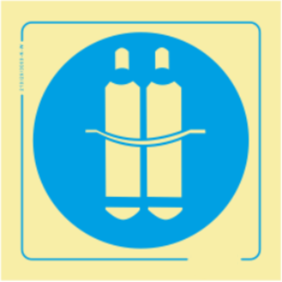 Obrigação - Obrigatório manter as garrafas presas