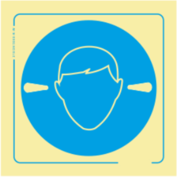 Obrigação - Obrigatório usar protetores auditivos