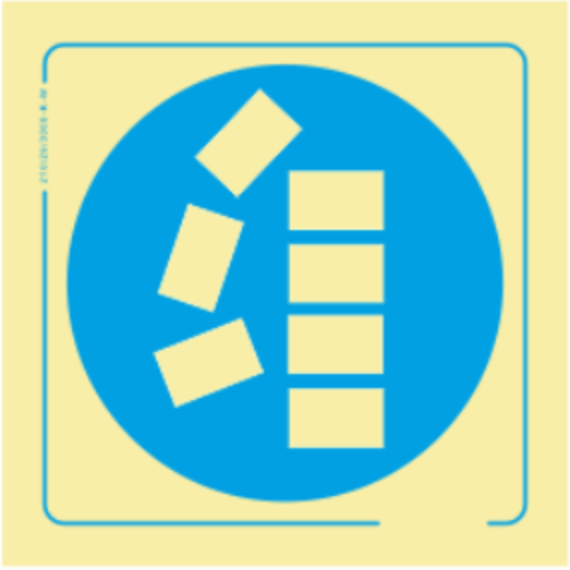 Obrigação - Obrigatório empilhar corretamente