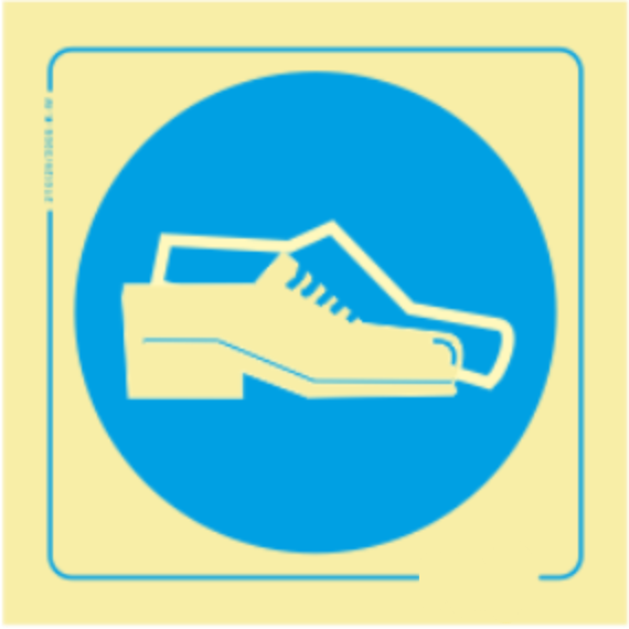 Obrigação - Obrigatório usar calçado de proteção