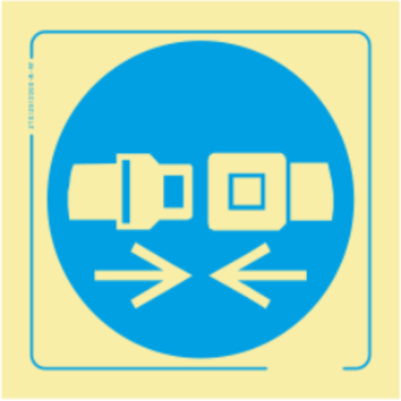 Obrigação - Obrigatório usar cinto de segurança