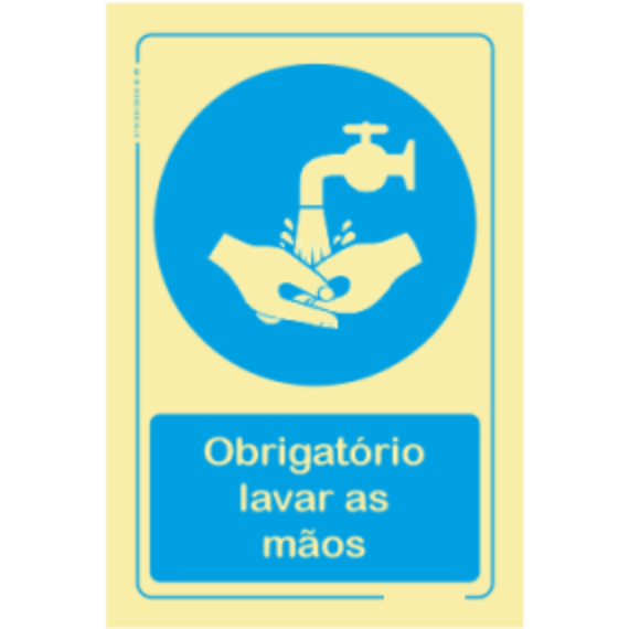 Obrigatório - "Obrigatório lavar as mãos"
