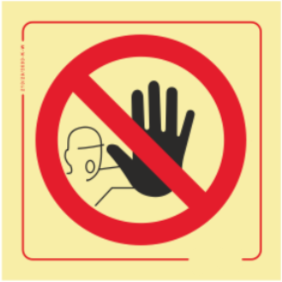 Proibição - Proibido entrar pessoas não autorizadas