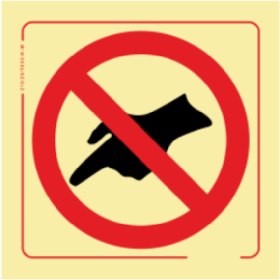 Proibição - Proibido tocar