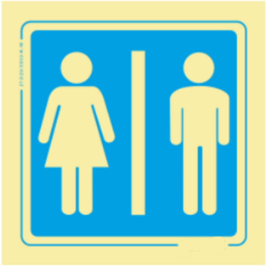 Informação - WC feminino | masculino
