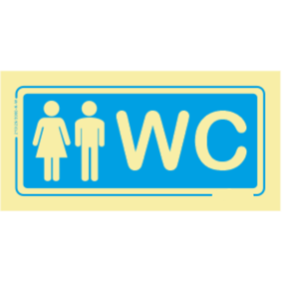 Informação - WC feminino | masculino