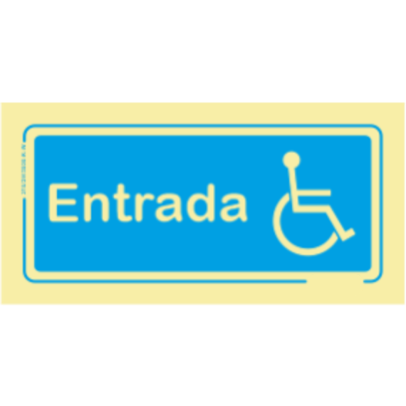 Informação - "Entrada para deficientes"