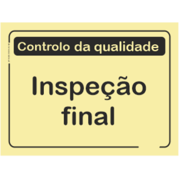 Qualidade - "Inspeção final"