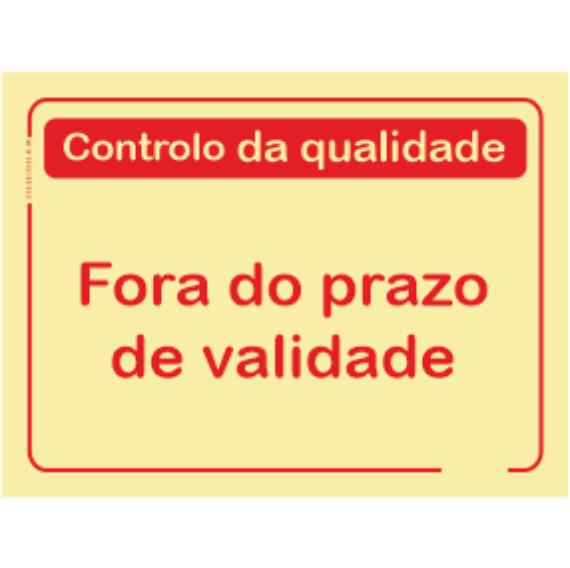 Qualidade - "Fora de prazo de validade"