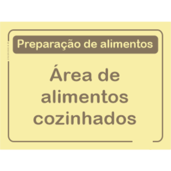 Qualidade - "Àrea de alimentos cozinhados"