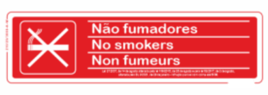 Proibição - "Não Fumadores"