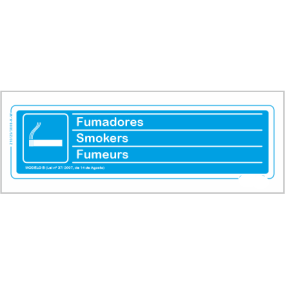 Proibição - "Fumadores"