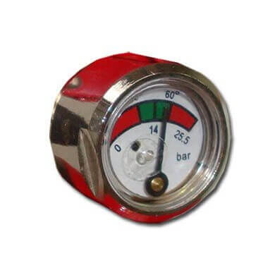 Manómetro para extintor de 6 a 9Kg de pó quimico