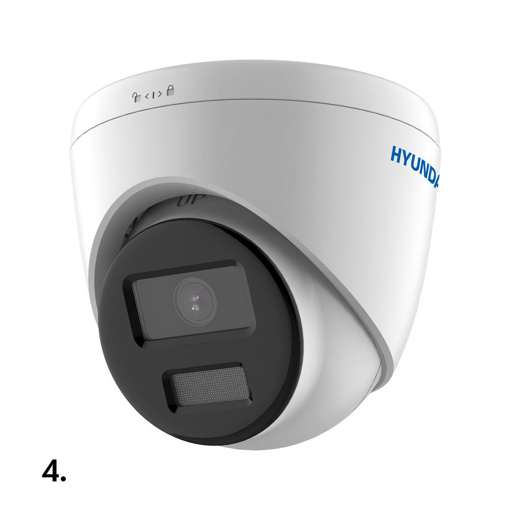 Kit HYUNDAI 2MP + Disco HDD