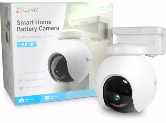 Câmara de vigilância IP (WiFi) Motorizada Pan/Tilt 2K - Ezviz HB8 2K