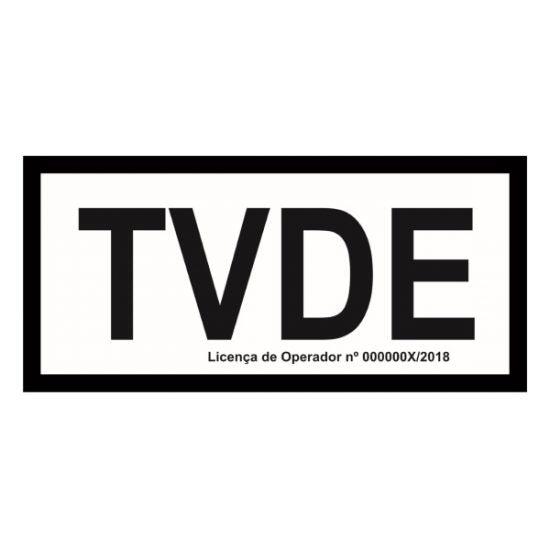 Sinal TVDE (Pack 3 sinais)